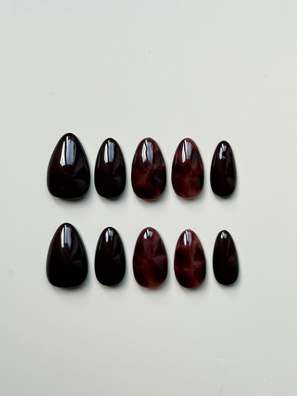Espresso Shell – Brown Tortoiseshell Press‑On Nails
