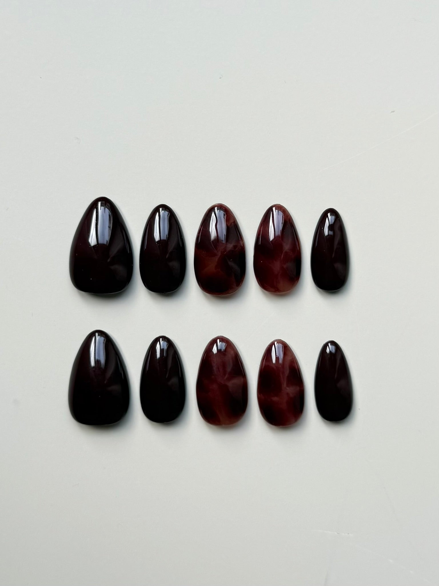 Espresso Shell – Brown Tortoiseshell Press‑On Nails