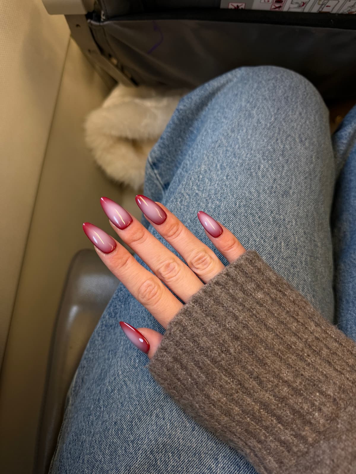 Power Blush – Handmade Ombre Almond Press‑On Nails - L’ONGLÉ